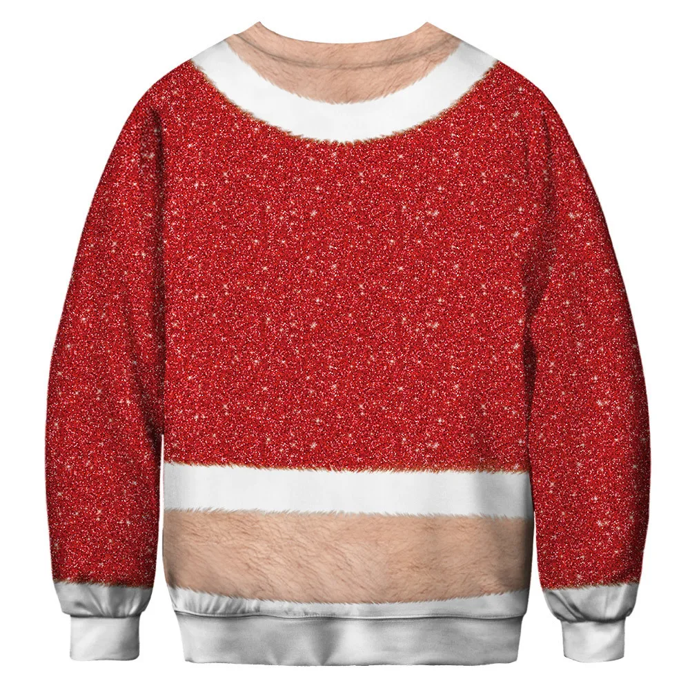 Простой принт Рождество Crewneck Толстовка женская длинный рукав толстый теплый пуловер осень зима Женская толстовка уличная