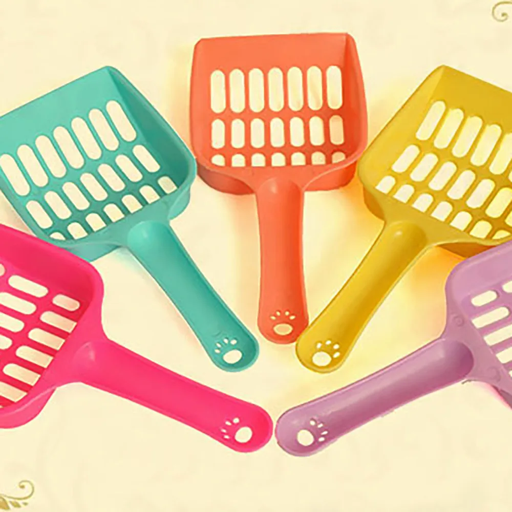 

Pet Supplies Dog Puppy Cat Kitten Plastic Cleaning Tool Scoop Poop Shovel Waste Tray For Pet Products Supplies