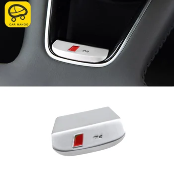 

CARMANGO Car Styling Steering Wheel Logo Badge Emblem Cover Frame Trim Sticker Interior Accessory for Audi Q3 8U 2016 2017 2018