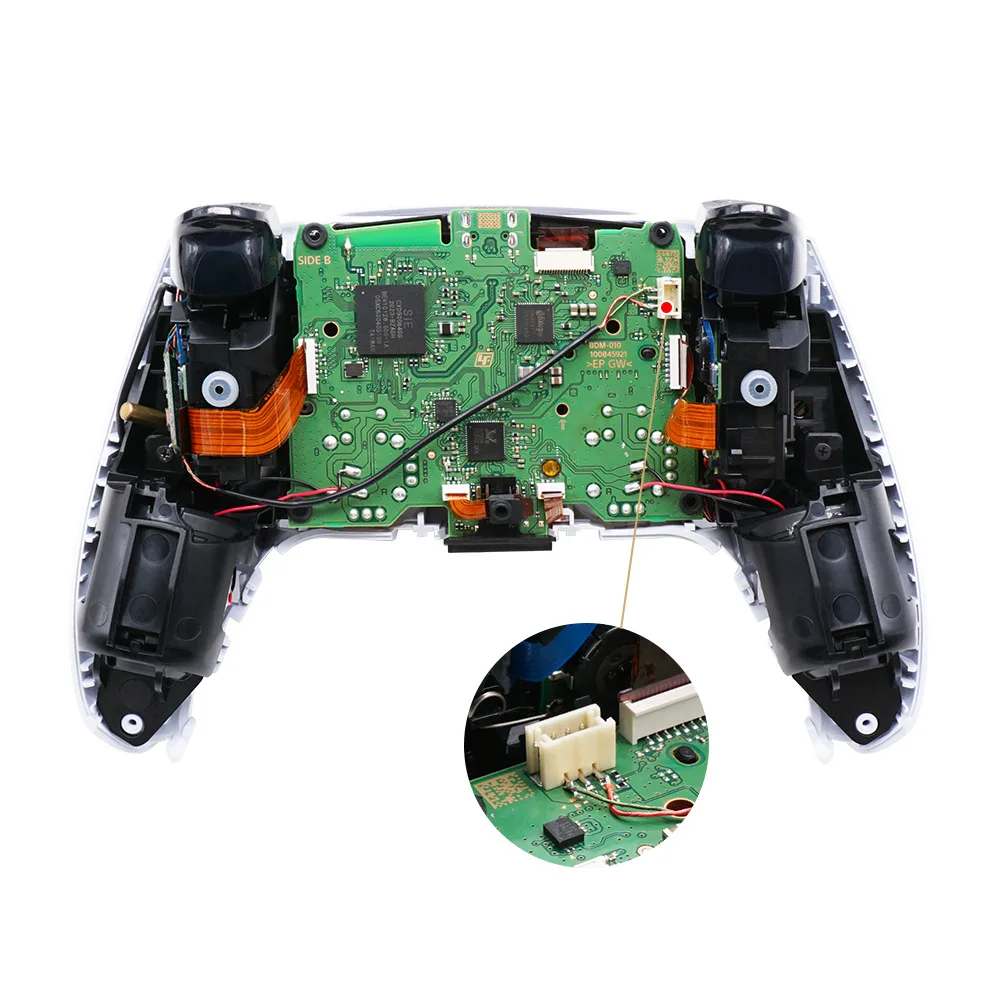 Diy Luminado D-pad Thumbsticks Ps5 Controlador Playstation Cores Botões de Rosto Kit Led Decore Acessórios Dtf - Image 3