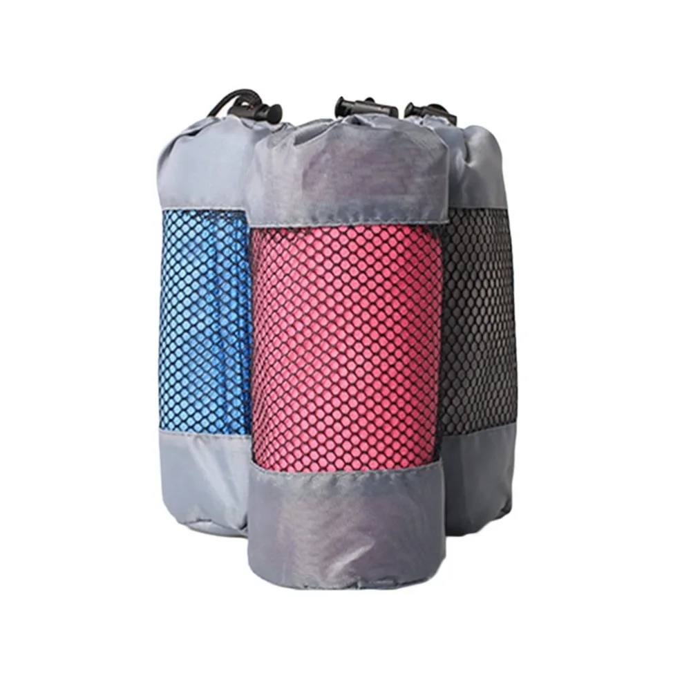 Portable Size Outdoors Quick Dry Travel Towel Compact Solid Color Microfiber Towel for Camping Sport Gym Swimming