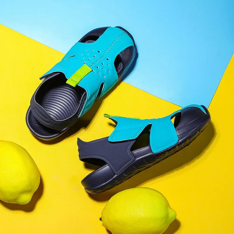 Children Summer Beach Sandals Boys Breathable Sports Sandals Girls Fashion Candy Color Cool Baby Soft Light Summer Shoes