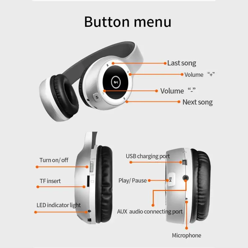 Модные минималистичные стильные стереогарнитура bluetooth-гарнитура портативные bluetooth наушники для iPhone iPad музыкальная игровая гарнитура с микрофоном