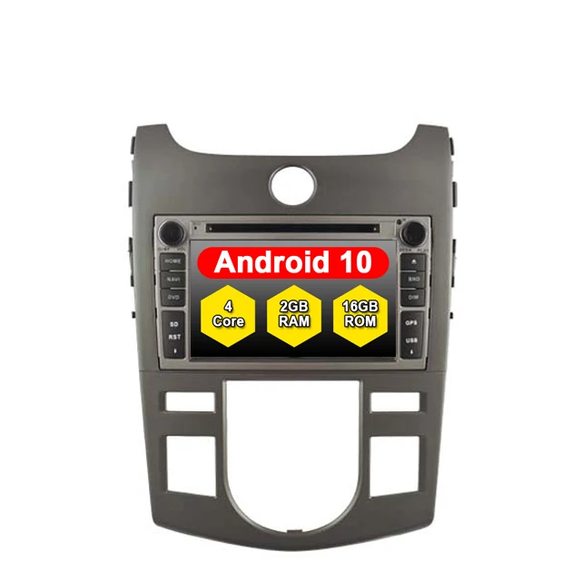 ANDROID 10 0 для KIA SHUMA FORTE CERATO KOUP 2008-2011 внешний микрофон автомобильный DVD-плеер Automotivo Gps