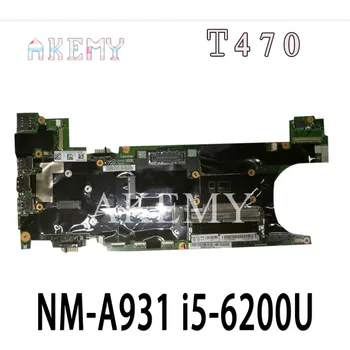 

SAMXINNO For Lenovo Thinkpad T470 NM-A931 Laotop Mainboard NM-A931 Motherboard with i5-6200U CPU