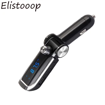 

Newest Bluetooth FM Transmitter Car MP3 Music Player Audio Radio Modulator Phone Charger Dual USB LCD Display Support TF Card
