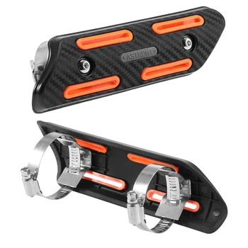 

Motorcycle Exhaust Pipe Anti-Scald Heat Shield Exhaust Heat Shield Protector Anti-Scalding Guard Exhaust Muffler Cover