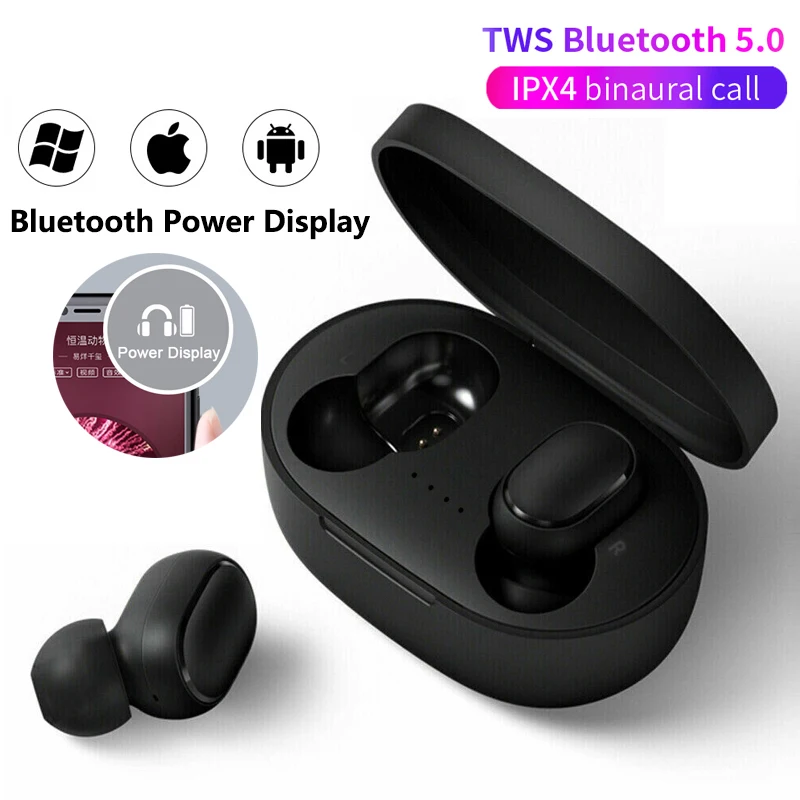 Беспроводные наушники A6S для Airdots наушники-вкладыши Bluetooth 5 0 TWS гарнитура с