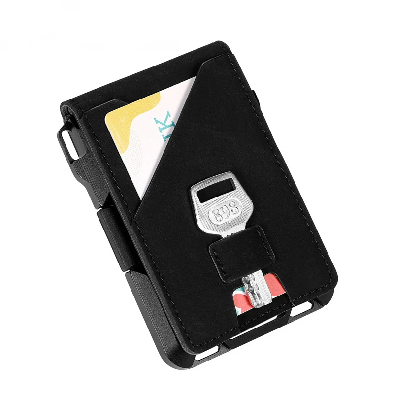 BYCOBECY ID Смарт-держатель для карт, высокое качество, чехол для визиток, модная алюминиевая коробка, металлическая сумка для денег для мужчин и женщин, RFID