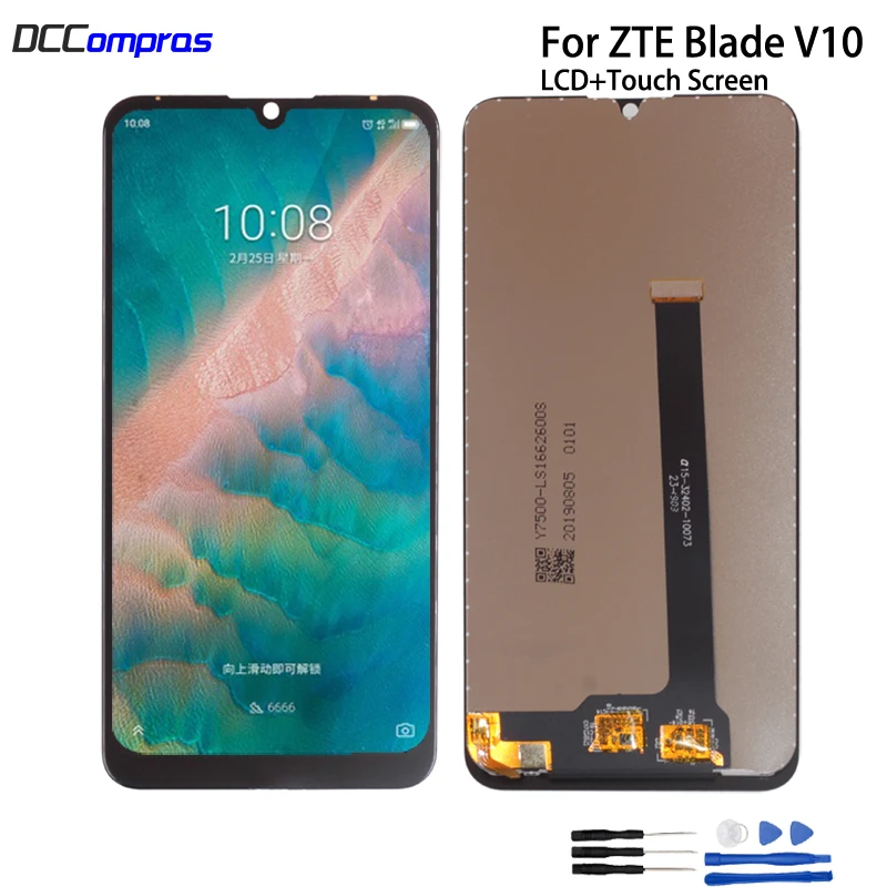 

100% Tested For ZTE Blade V10 LCD Display Touch screen Digitizier Assembly For ZTE V10 Screen LCD Display Phone parts Accessory