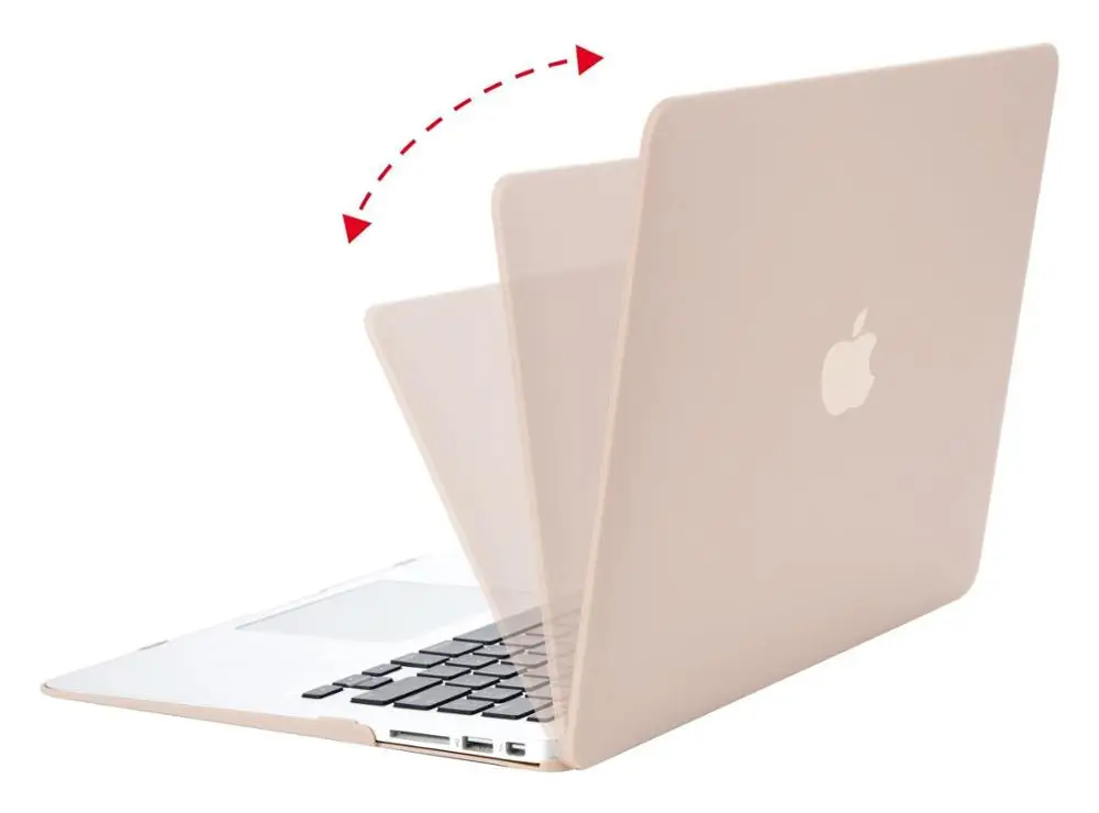 Чехол MOSISO для Macbook Air retina Pro 13 15 с сенсорной панелью для ноутбука A1706 A1989 A2159 A1466 A1932 Air 13 дюймов Чехол - Цвет: Camel