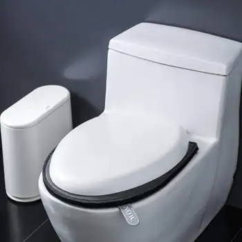 

Washable Toilet Seat Cover Pads Winter Bathroom Warm Plush Toilet Seat Cushion