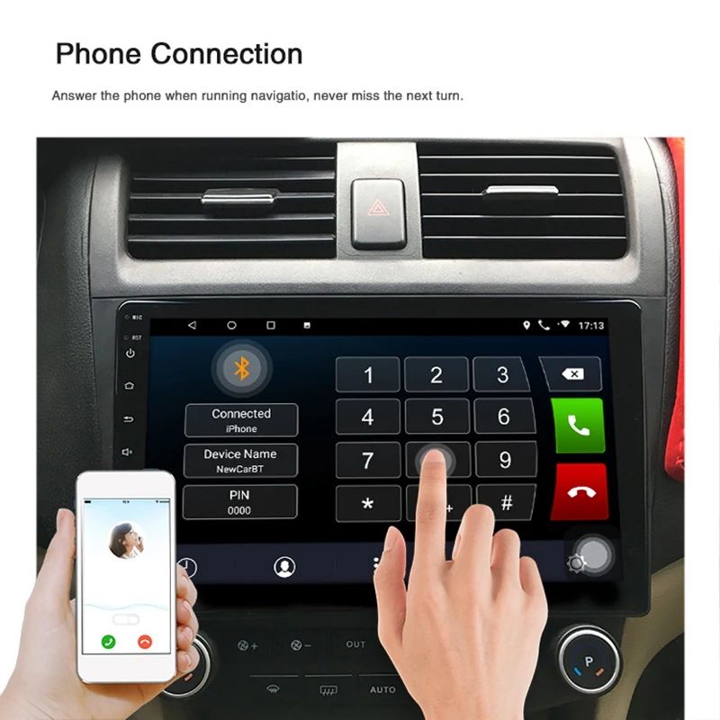 1 + 16G Android 8 автомобильный радиоприемник мультимедийный плеер для Honda Accord 7Th 2003 2007