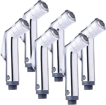 

Toilet Bidet Sprayer Head Only for Shattaf Cloth Diaper Cleaning Pet Bath, 2 Functions (Stream/Jet) (6pcs/pack)