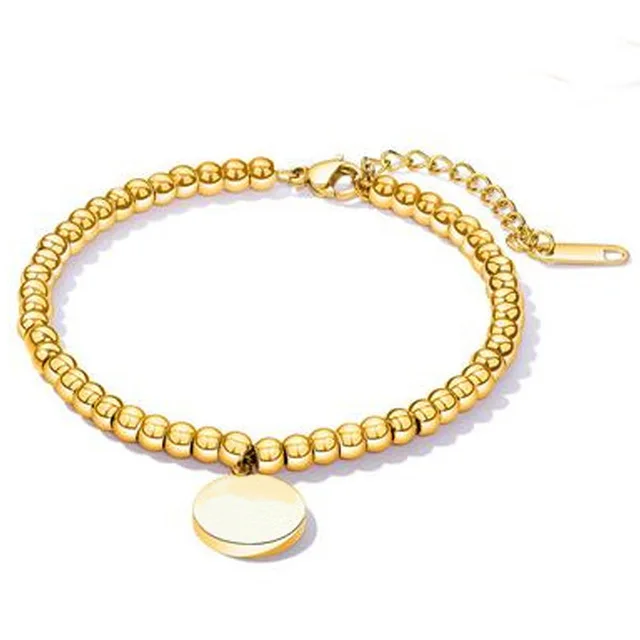 Stainless Steel Love Heart Bracelets For Women Party Gift Fashion Joyas de Chain Charm Bracelets Jewelry Wholesale Text Engraved 