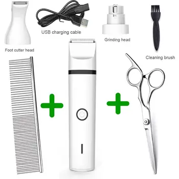 

Rechargeable Low-noise Cat Dog Hair Trimmer Set Electrical Pet Hair Clipper Remover Cutter Grooming Pets Hair Cut Machine