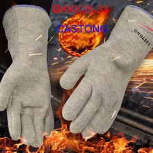 Кастонг GKKK35-33 высокотемпературные перчатки 200-230 градусов высокотемпературные защитные перчатки параарамидные защитные перчатки