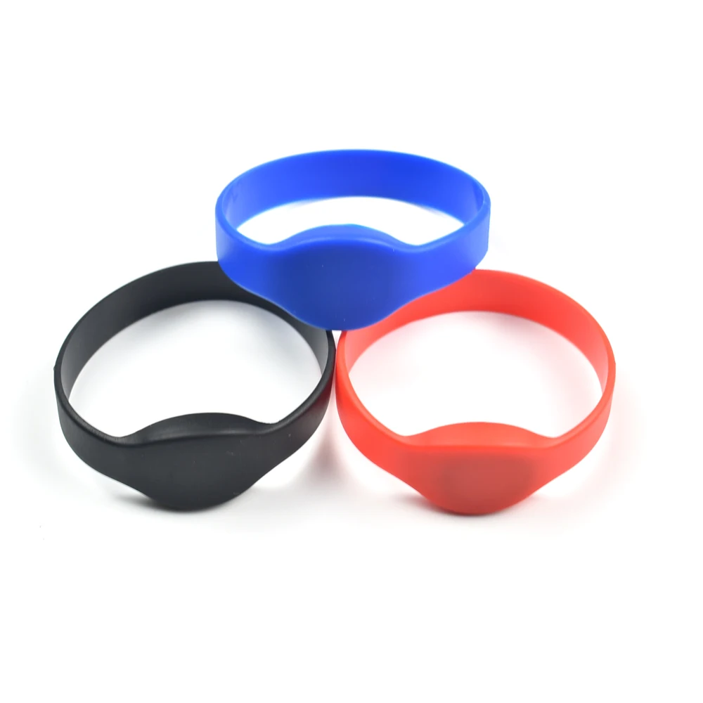1Pc 125Khz T5577 Rewritable RFID Bracelet Silicone Wristband Watch Copy Clone Blank Access Control Card 2