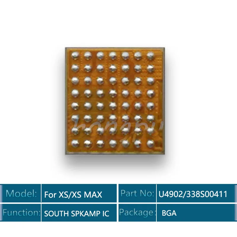 2 шт./лот U4902/U5002/U5102 для iPhone XS/XS Max ARC AMP/аудио North/South SPKAMP небольшой Аудио микросхема