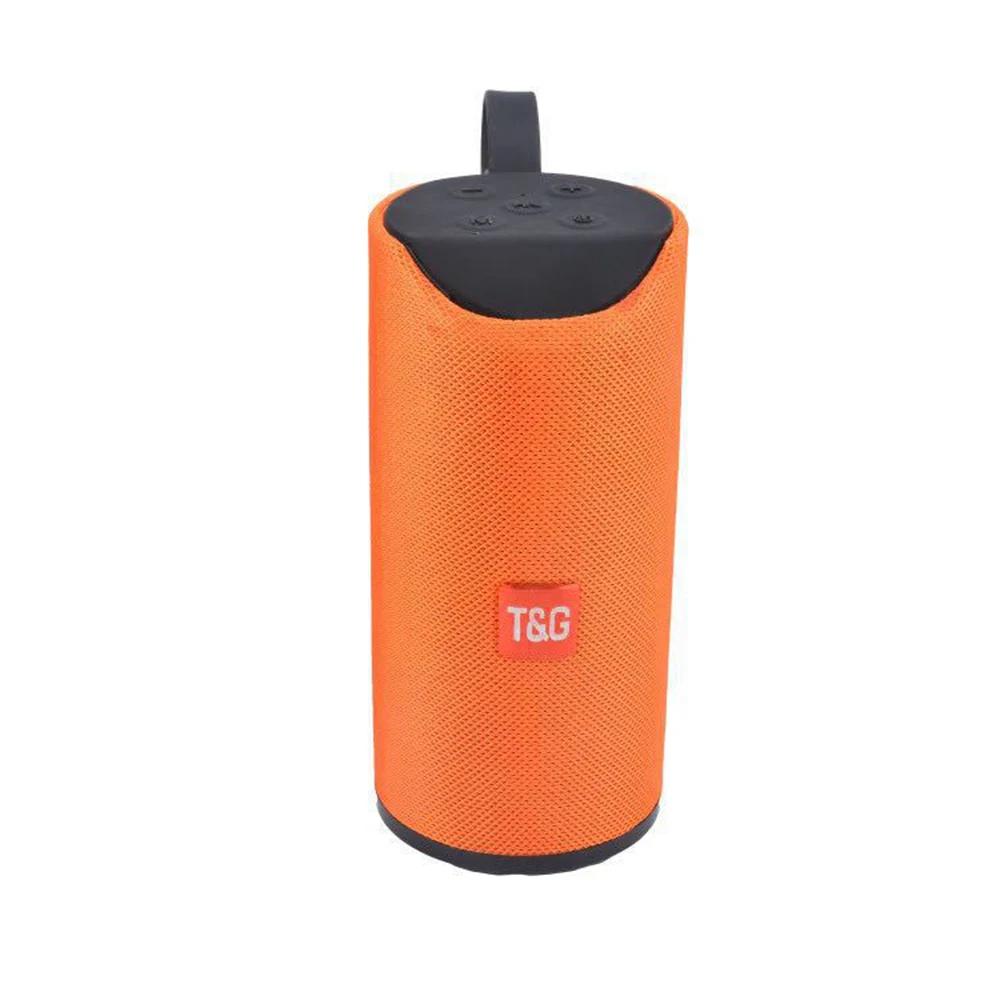 TG113 открытый динамик Bluetooth громкий динамик портативный динамик беспроводной мини TF карта и USB диск - Цвет: Orange