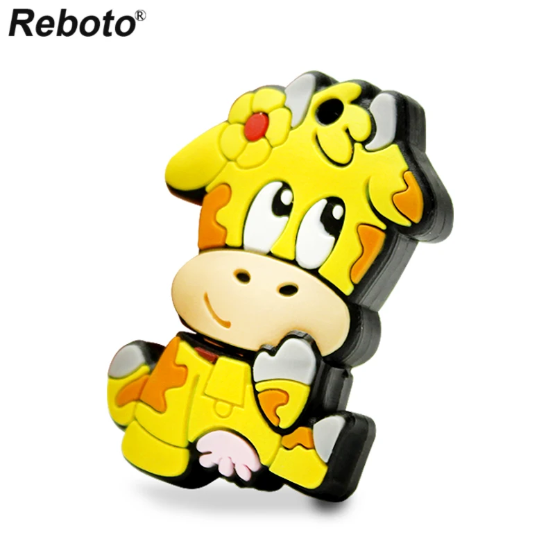 Cartoon Animal USB Flash Pendrive 64GB 32GB Memory Stick 16GB 8GB Mini Key Pendrive Cute Flower Sheep U Disk For Computer