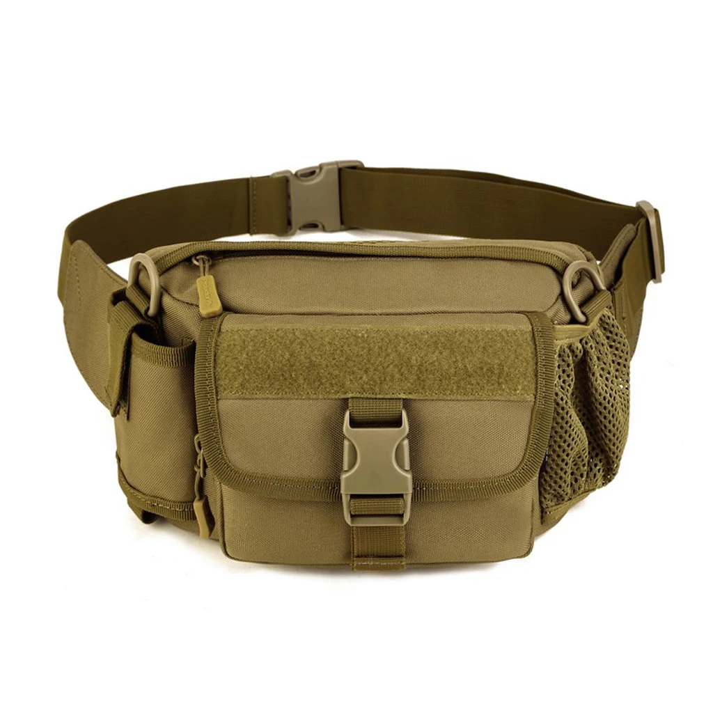Brown Утилита поясная сумка для бутылки воды походная сумка на ремне - Цвет: Brown