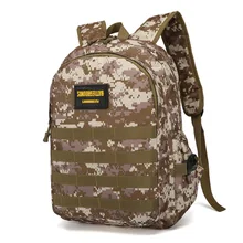 Камуфляжный рюкзак большой емкости, школьный рюкзак три уровня, сумка для выживания джедаев, стиль знаменитостей, курица, ткань Оксфорд, рюкзак