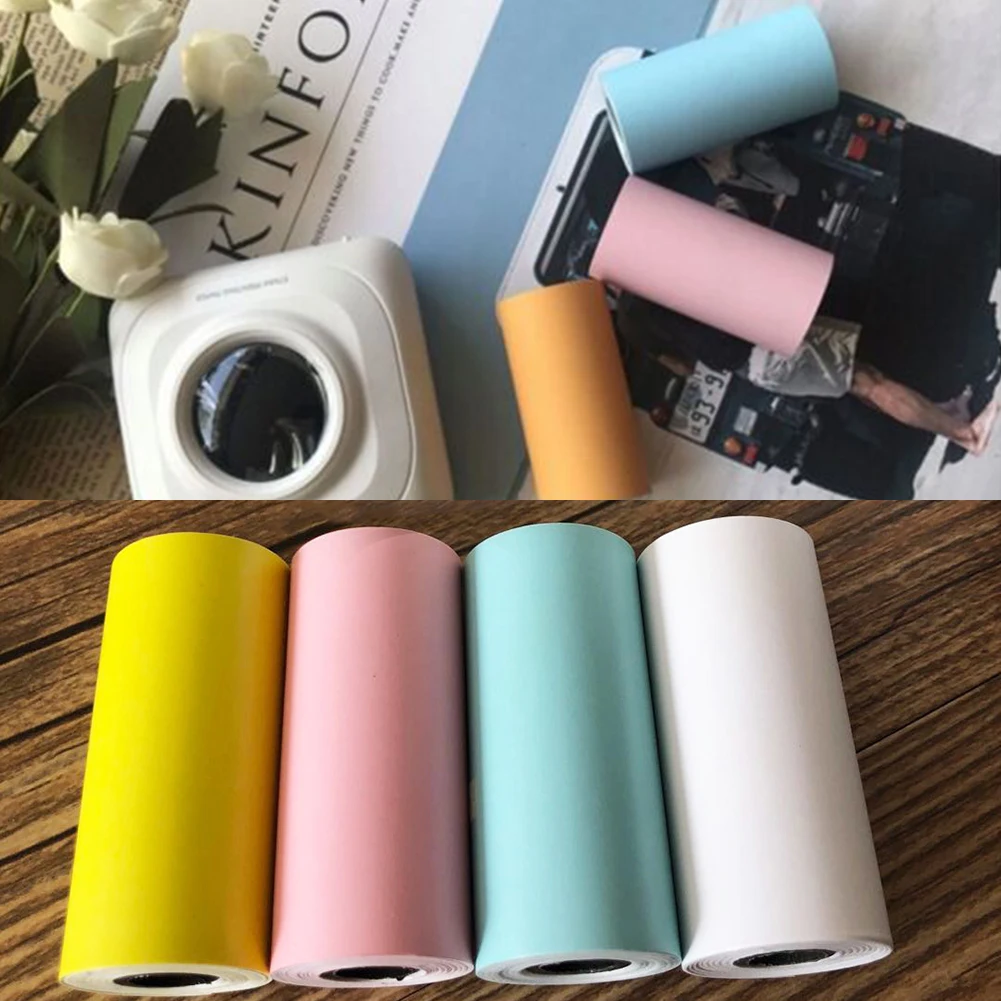 57x25mm White heaven2017 Thermal Printing Sticking Paper for MEMOBIRD GT1 GO G3 POS Photo Printer 
