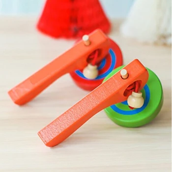 

Handle Wire Gyro Kids Wooden Toy Spinning Tops Gyroscope Beyblade Wooden Kids Sport Toy Early Educational Kids Toy