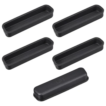 

uxcell 5pcs LPT DB-25 Silicone Port Anti Dust Cap Cover Protectors 38mmx8mmm Black