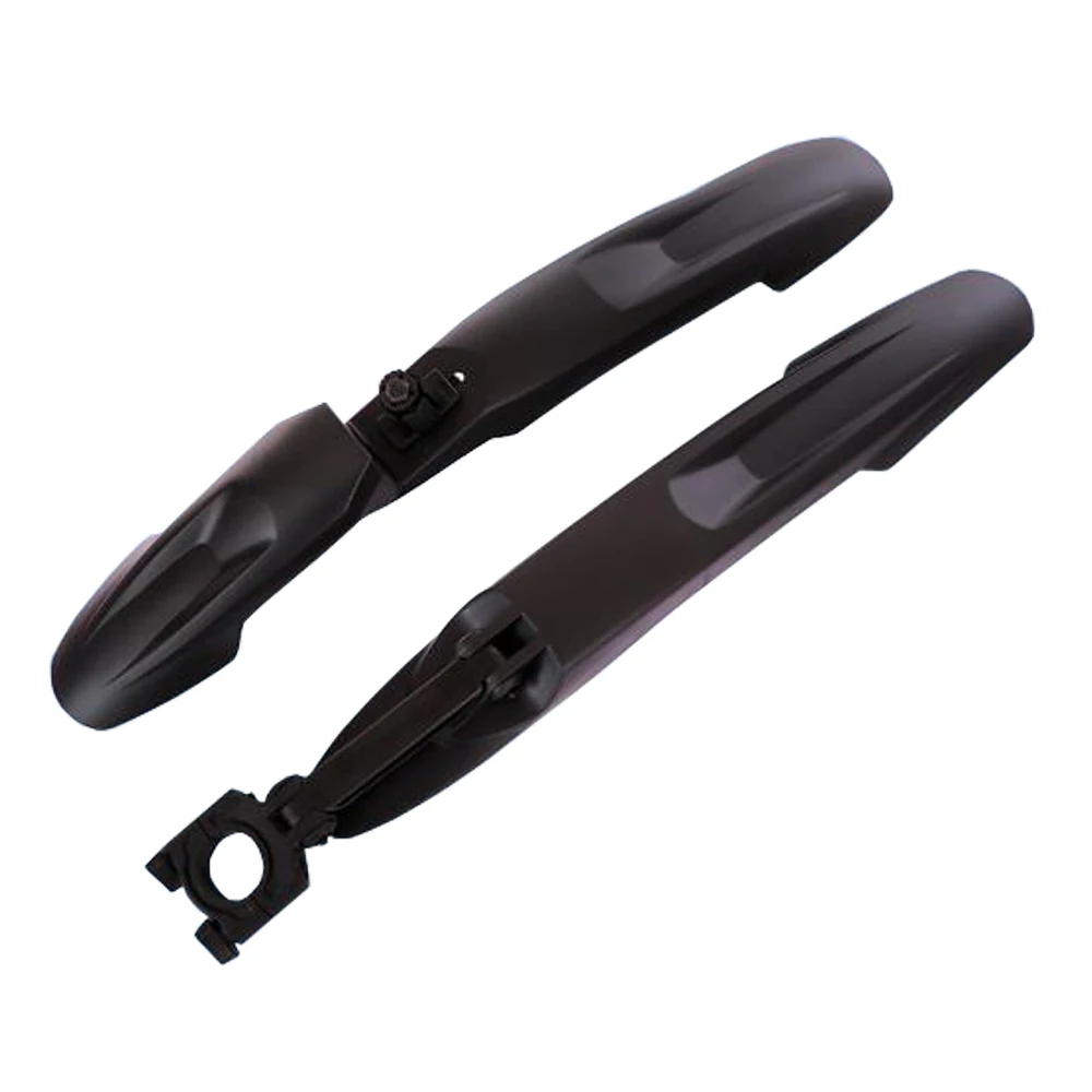black 1 комплект mtb брызговик 29 Черный обновленная версия задницы заставка крылья для велосипеда прочный материал ПП брызговик горный велосипед аксессуары - Цвет: black