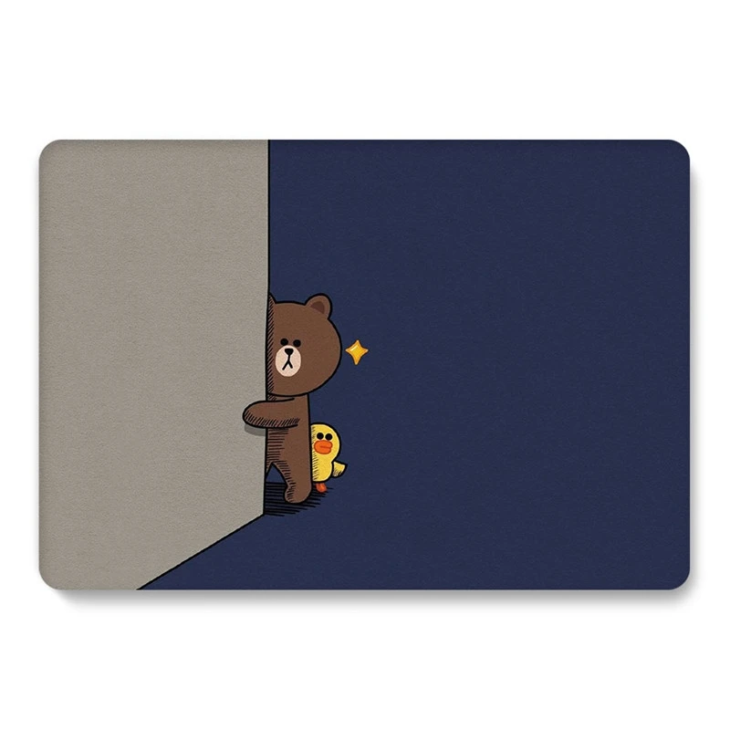 Чехол для ноутбука MacBook Air 11 13 дюймов A1466 A1932 Pro 12 13 15 retina A1706 A1708 A1989 A1278 A2159 в виде животных, Очаровательная толстовка с капюшоном крышка