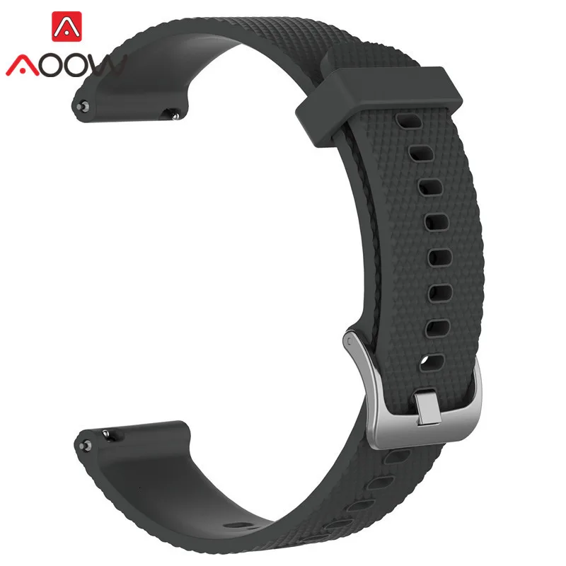 20 мм 22 мм силиконовый ремешок для samsung Galaxy часы Garmin Amazfit замена Браслет часы Группа ремешок для Шестерни Спорт S2 S3