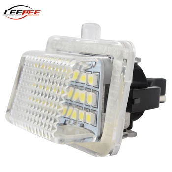 

LEEPEE LED For Mercedes Benz Universal Number Plate Light Car Styling Easy to Install 3W Light Source 18 LEDs Tail Light 2PCS