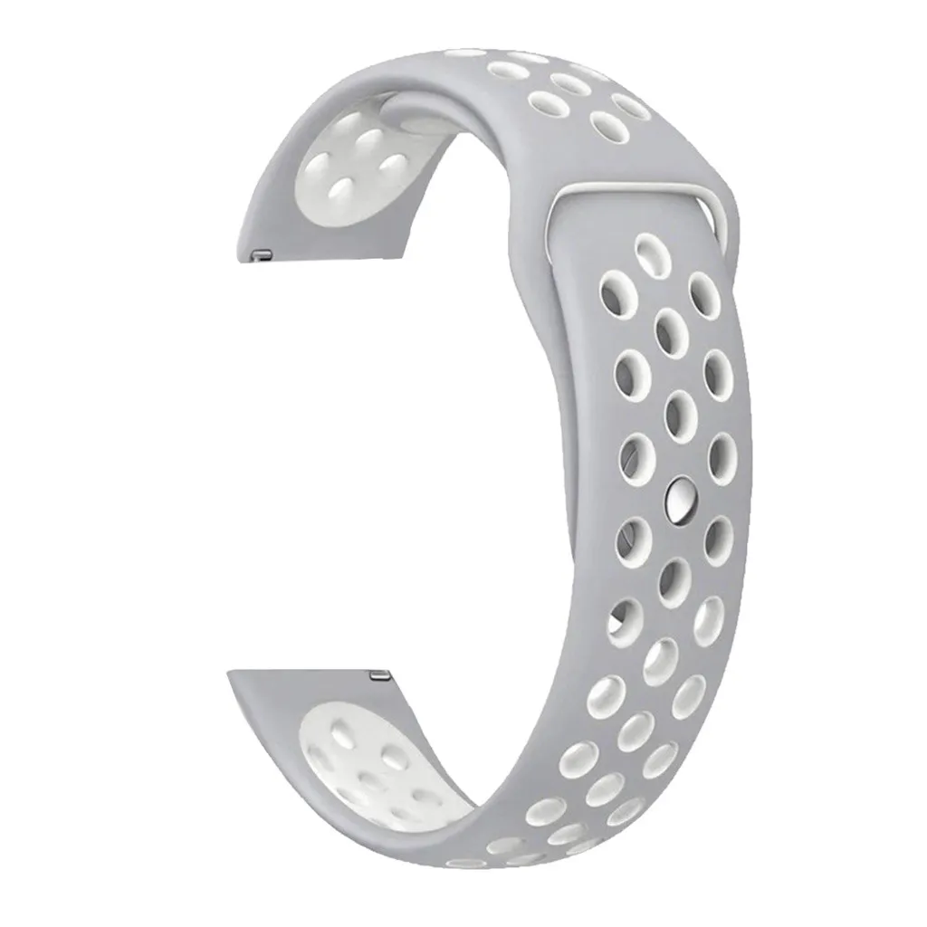 Силиконовый ремешок для Huami Amazfit GTS, Смарт-часы, два тона, проветриваются, заменяют мужские Т-часы, ремешок для женщин и мужчин, спортивный браслет, 19Sep