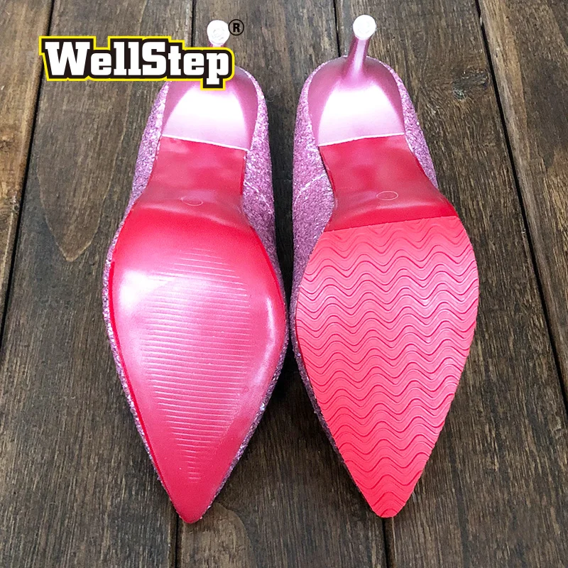 WELLSTEP/1 пара; ремонтный лист подошвы для обуви; подошва для передней части стопы; резиновая половинная подкладка; сменный нескользящий Противоскользящий коврик