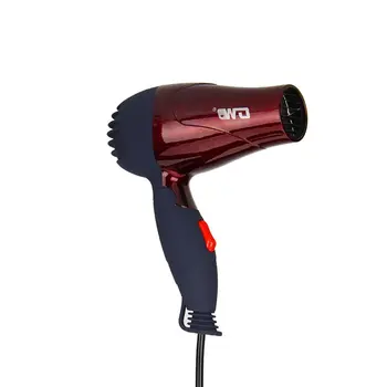 

220V 1000W Portable Handle Compact Hair Dryer Foldable EU Plug Low Noise Hair Dryer Hot Wind Long Life for Outdoor Travel