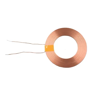 

Taidacent 12V Inductive Charging Coil Qi Wireless Charger Receiving Induction Air Coil Small 50uh Copper Wire TX RX Inductor