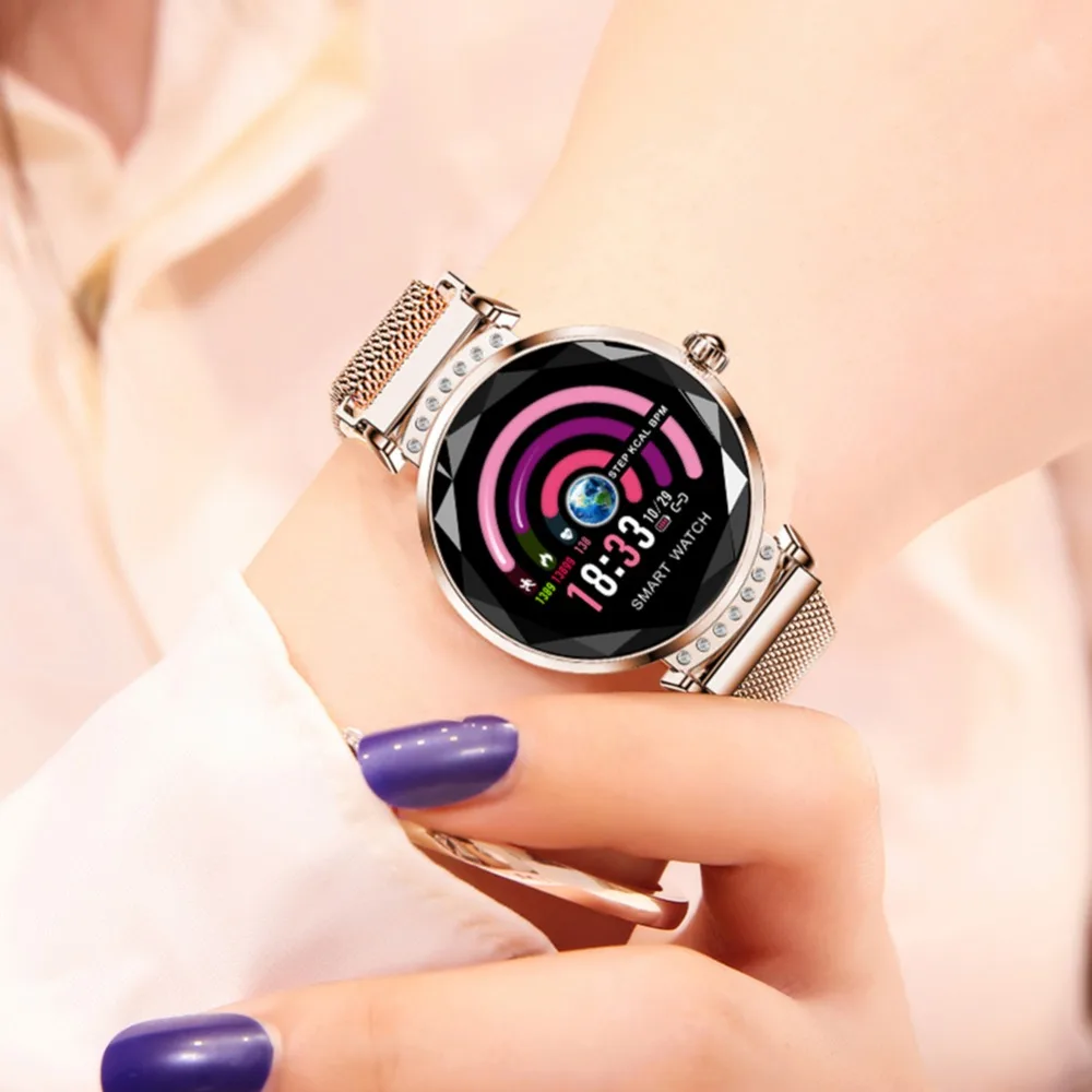 h2 female smart bracelet women activity fitness tracker heart