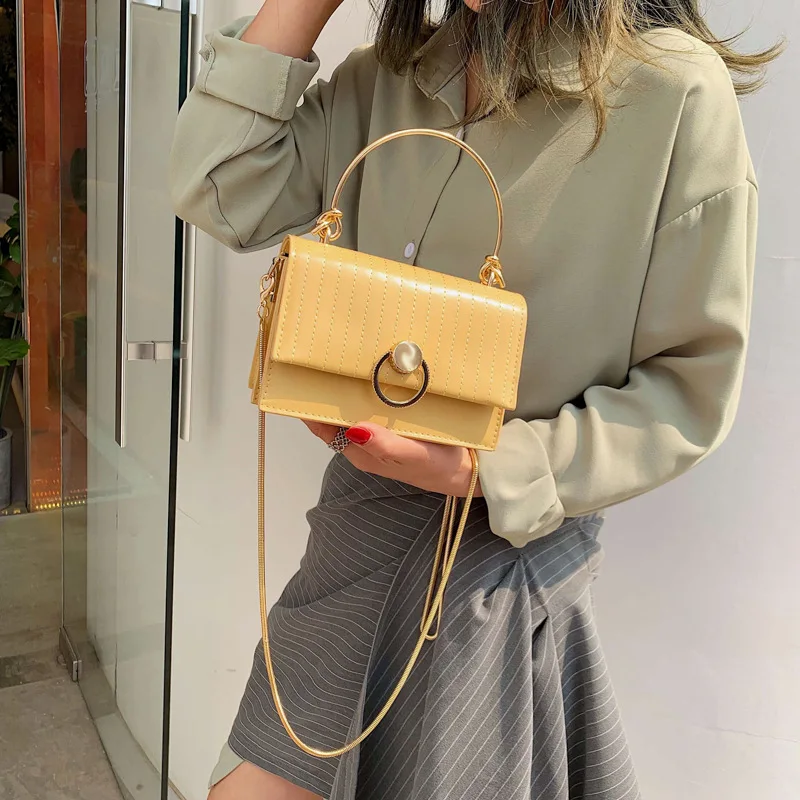 

Clutch Women Handbags Wallet Chain Shoulder-Bag Crossbody-Package Square Mini Small Designer