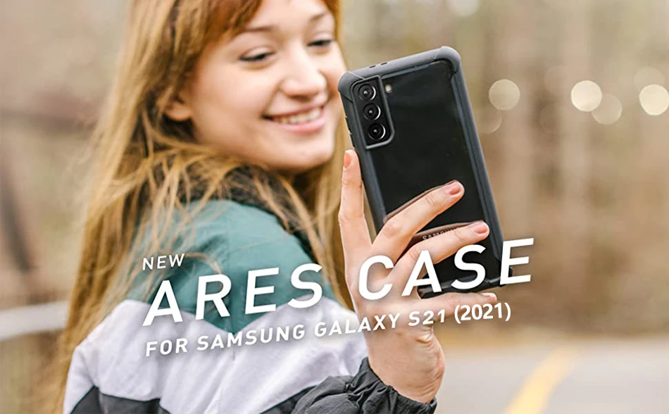 For Samsung Galaxy S21 Case 6.2inch (2021 Release) I-BLASON Ares Full-Body Rugged Bumper Cover WITHOUT Built-in Screen Protector
