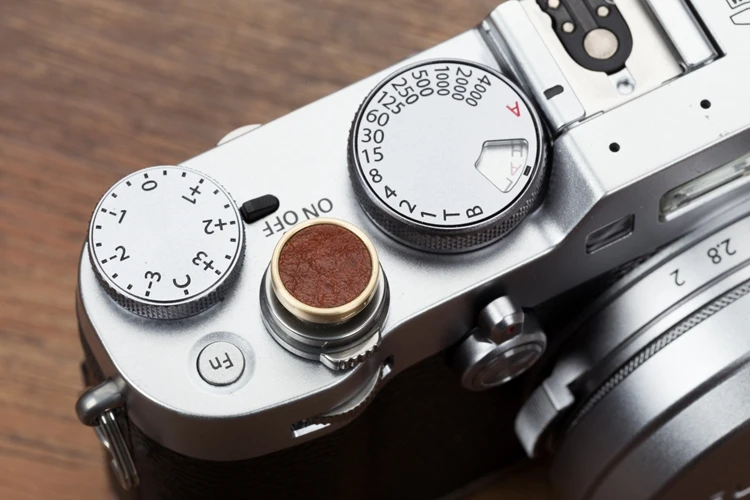 Латунная+ кожаная кнопка спуска затвора камеры для Fujifilm X100F XT30 20 XPRO2 XE3 M10P Fuji X100F