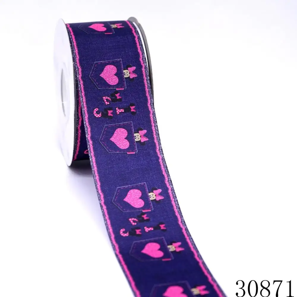 50 ярдов в Размер Микки ленты напечатанные grosgrain ленты 30871