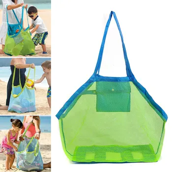

Hot Sale Mesh Beach Bag Large Capacity Storage Portable Foldable for Toy Grocery Outdoor G66