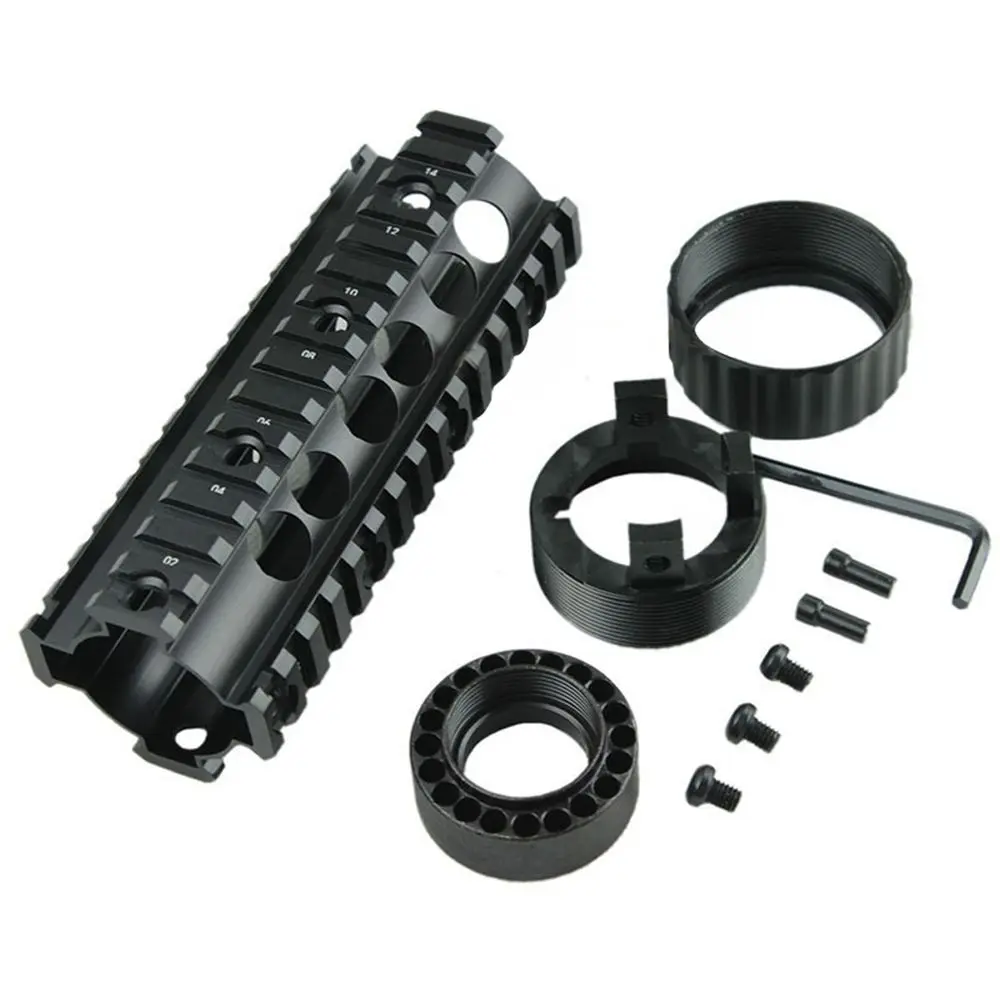 Аксессуары для тактической винтовки AR-15 M4 Rifle RAS Carbine Weaver/Picatinny Quad Rail Free Float Handguard |
