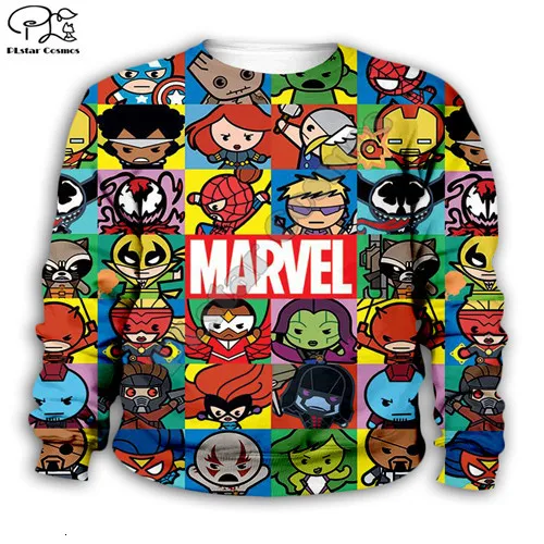 Толстовки с капюшоном для мальчиков и девочек, толстовки с 3D-принтом «мстители», «Эндшпиль», «супергерой Марвел», «Капитан Америка», «Железный человек», толстовка, детский спортивный костюм - Цвет: Kids sweatshirts