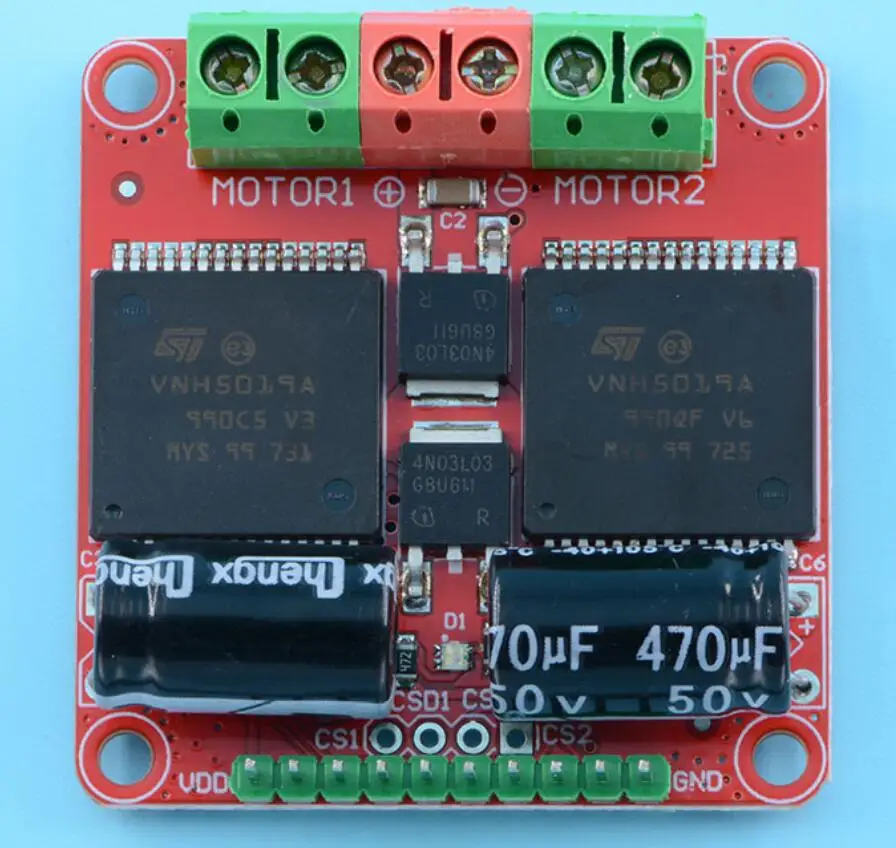 Для 30A dc модуль привода двигателя VNH5019 привод двигателя пластина