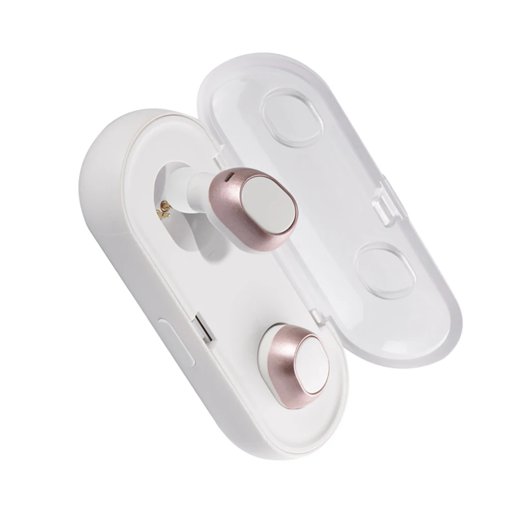 Мини противоскользящие разделяющие наушники Bluetooth беспроводные легкие наушники с зарядным устройством