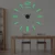 Luminous Wall Clock Glow 100cm Large Hanging Clocks DIY Digital Quiet Glowing  Clocks Home Art Living Room Modern Decorations 3