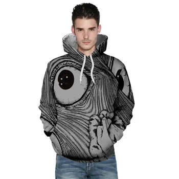 

Couples Hoodies With Hat Hoody Print Halloween Autumn Winter 3D Sweatshirts Hooded Hood Tops Wholesale and Retail Sudadera#G